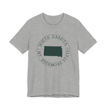 Buy athletic-heather South Dakota T-Shirt — State Graphic Tee