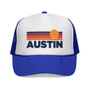 Austin, Texas Retro Sun Trucker Hat - Vintage Style Austin Cap-3