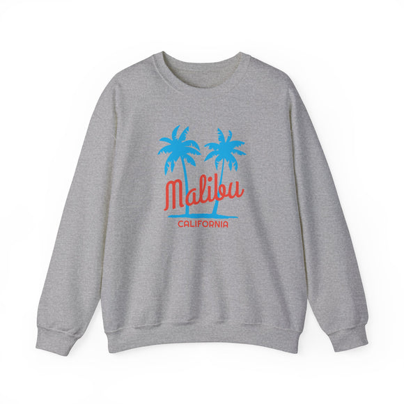 Malibu, California Sweatshirt - Unisex Crewneck Malibu Sweatshirt