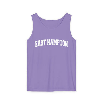 Buy violet East Hampton, New York Tank Top Unisex | Comfort Colors - 100% Cotton