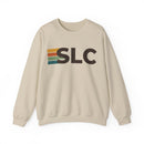Salt Lake City, Utah SLC Retro Stripe Sweatshirt-2
