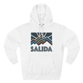 Salida, Colorado Hoodie - Retro Mountain Unisex Sweatshirt - 0