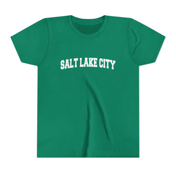 Salt Lake City, Utah Youth Graphic Tee - Kids Salt Lake City T Shirt - 0