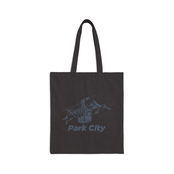 Park City, Utah Cotton Canvas Tote Bag - 15