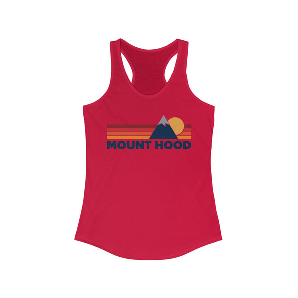 Mount Hood Women's Racerback Tank Top - Mountain Lover Sleeveless Shirt, Women's Mount Hood Hiking Tank