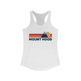 Mount Hood Women's Racerback Tank Top - Mountain Lover Sleeveless Shirt, Women's Mount Hood Hiking Tank