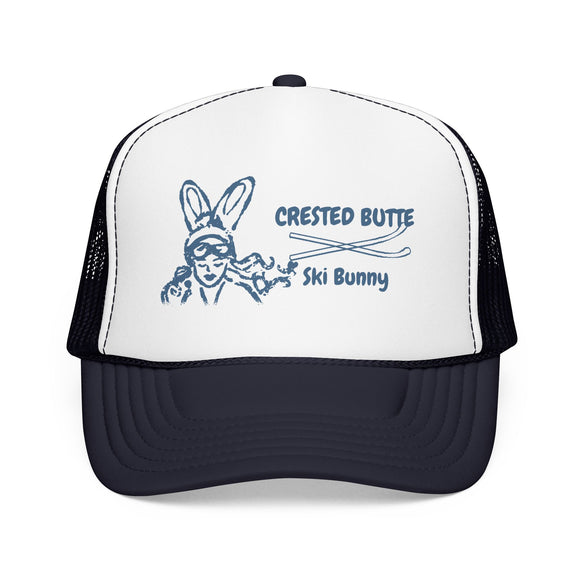 Crested Butte, Colorado Ski Bunny Trucker Hat
