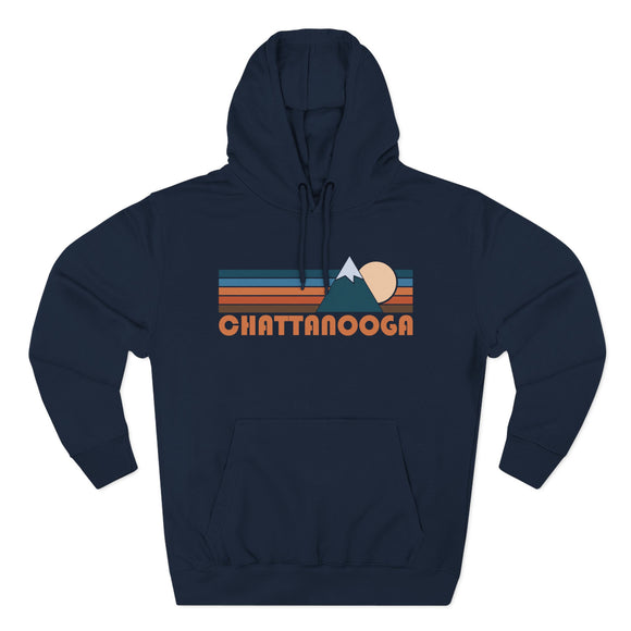 Chattanooga, Tennessee Hoodie - Retro Mountain Unisex Sweatshirt