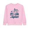 Aspen, Colorado Toddler Sweatshirt - Aspen Toddler Crewneck Sweatshirt