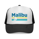 Malibu, California Retro Sailboat Trucker Hat-1