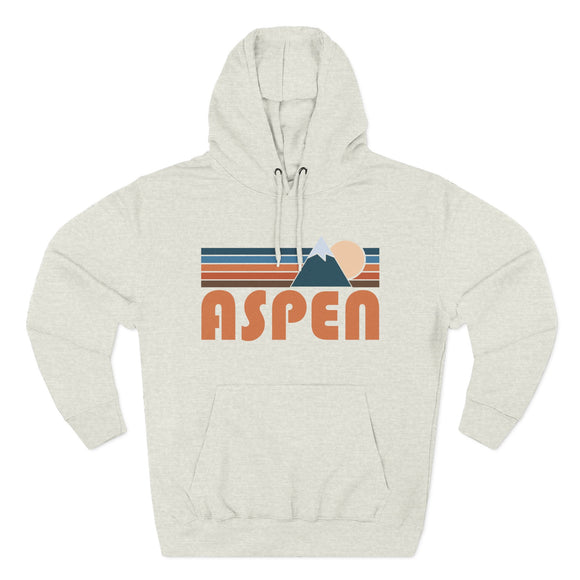 Aspen, Colorado Hoodie - Retro Mountain Unisex Sweatshirt