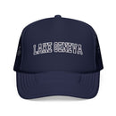Lake Geneva, Wisconsin Trucker Hat — Vintage College Foam Mesh Lake Geneva Cap-1