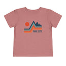 Park City, Utah Toddler T-Shirt - Retro Palm Tree Toddler Park City Shirt-1