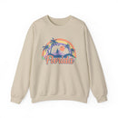 Florida Sweatshirt - Unisex Retro Beach Florida Crewneck Sweatshirt-3