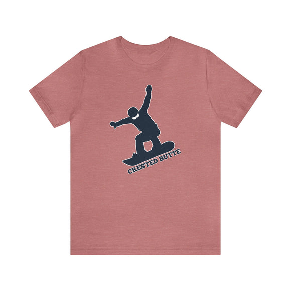 Crested Butte, Colorado T-Shirt - Snowboard Unisex Crested Butte Shirt