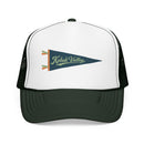 Kobuk Valley National Park Pennant Trucker Hat — Vintage Foam Mesh Cap-4