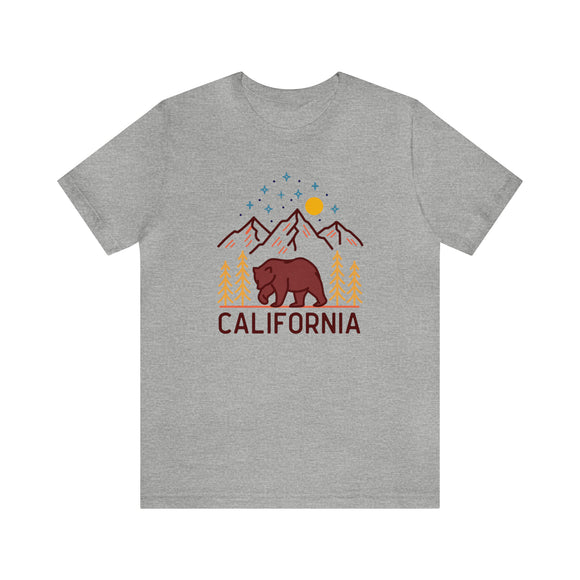 California T-Shirt - Retro Unisex California Shirt