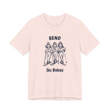 Bend, Oregon Ski Babes T‑Shirt — Retro Skiing Graphic Tee