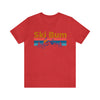 Ski Bum T-Shirt - Mountain Sunset Unisex Ski Bum Shirt