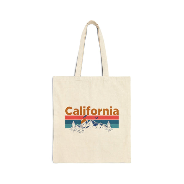 California Tote Bag - Cotton Canvas California Bag
