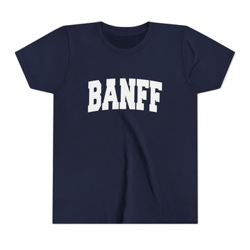 Buy navy Banff, Canada Youth Graphic Tee - Kids Banff T Shirt