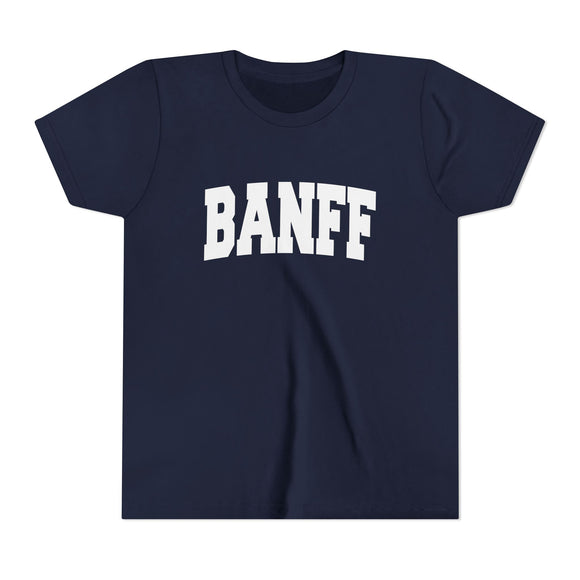Banff, Canada Youth Graphic Tee - Kids Banff T Shirt