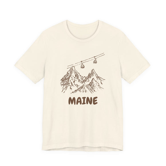 Maine Mountain T-Shirt — Vintage Gondola Ski Mountain Tee