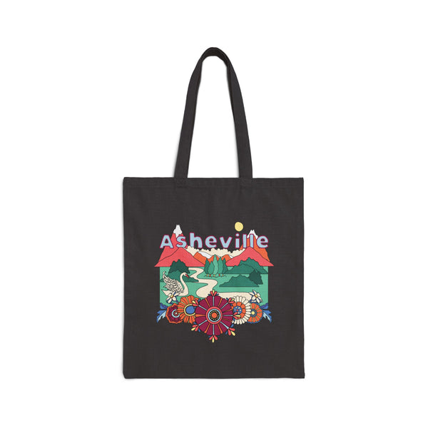 Asheville, North Carolina Cotton Canvas Tote Bag - 15