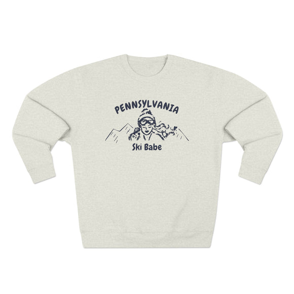 Premium Pennsylvania Ski Babe Sweatshirt