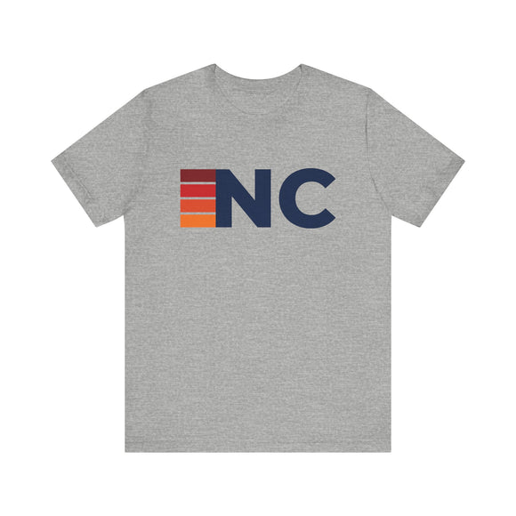 North Carolina Retro Stripes T-Shirt | North Carolina State Tee