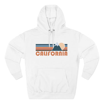 California Hoodie - Retro Mountain Unisex Sweatshirt - 0