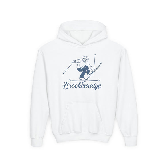 Breckenridge, Colorado Youth Hoodie - Snow Ski Kids Breckenridge Hooded Sweatshirt
