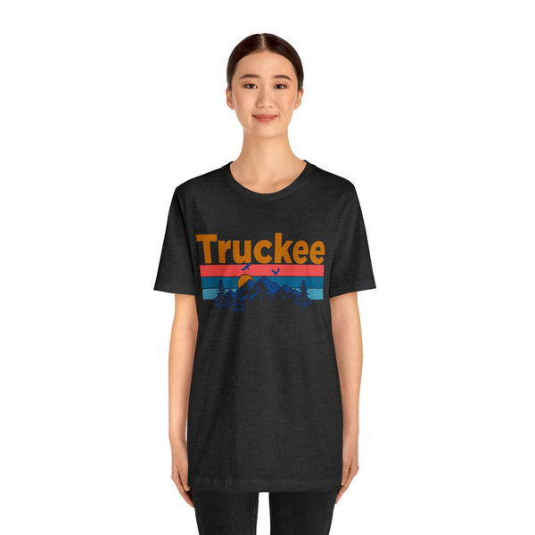 Truckee, California Shirt - Mountain Sunset Unisex Truckee T-Shirt