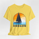 Oregon T Shirt - Retro Sailboat Oregon Tee-14