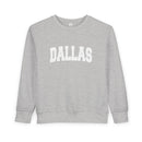 Dallas, Texas Toddler Sweatshirt - Dallas Toddler Crewneck Sweatshirt-1