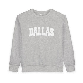 Dallas, Texas Toddler Sweatshirt - Dallas Toddler Crewneck Sweatshirt