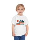 Alaska Toddler T-Shirt - Retro Palm Tree Unisex Toddler Alaska Shirt-10