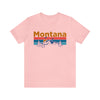 Montana T-Shirt - Mountain Sunset Unisex Montana Shirt