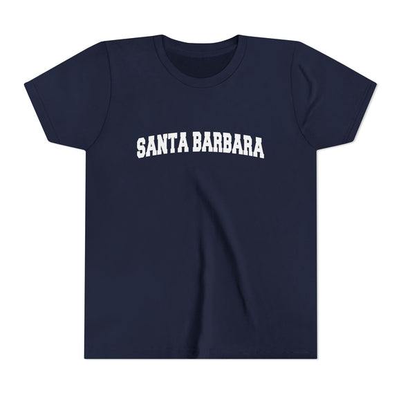 Santa Barbara, California Youth Graphic Tee - Kids Santa Barbara T Shirt