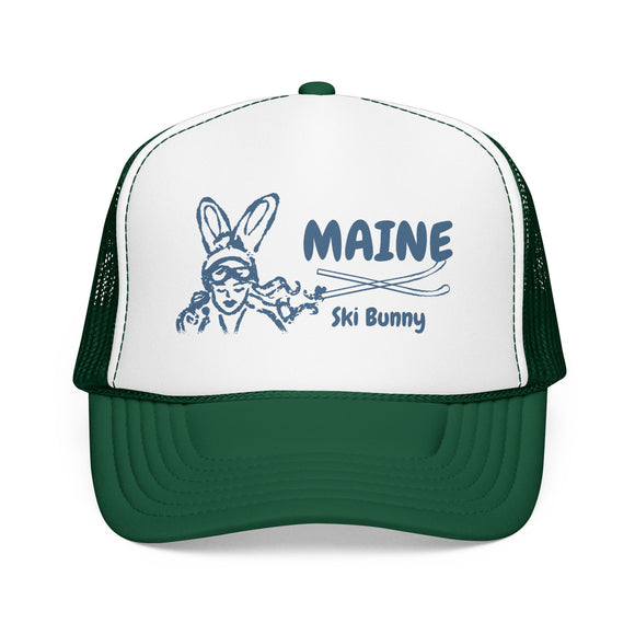 Maine Ski Bunny Trucker Hat
