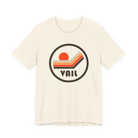 Buy natural Vail, Colorado T-Shirt - Sunset Mountain Graphic Tee