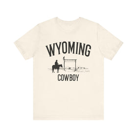 Buy natural Wyoming Cowboy T Shirt - Wyoming Graphic Tee