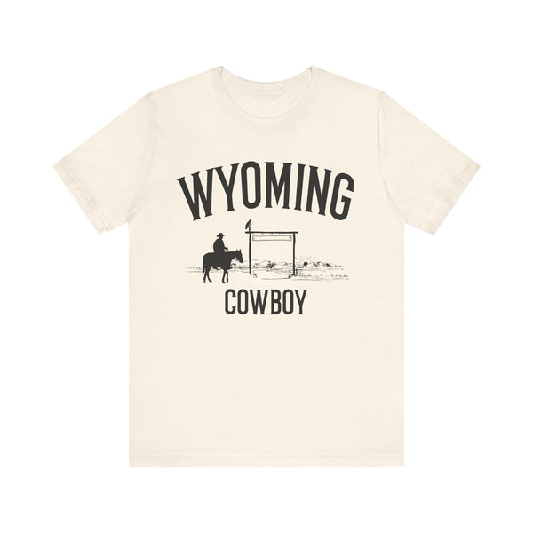 Wyoming Cowboy T Shirt - Wyoming Graphic Tee