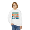 Aspen, Colorado Youth Sweatshirt - Unisex Kid's Aspen Crewneck Sweatshirt