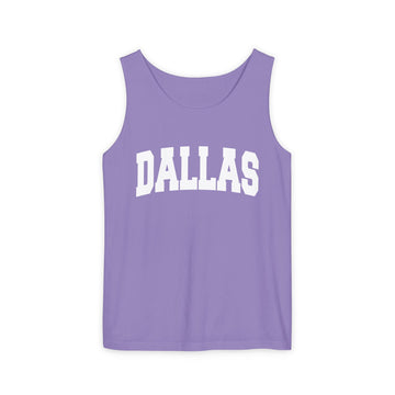 Buy violet Dallas, Texas Tank Top Unisex | Comfort Colors - 100% Cotton