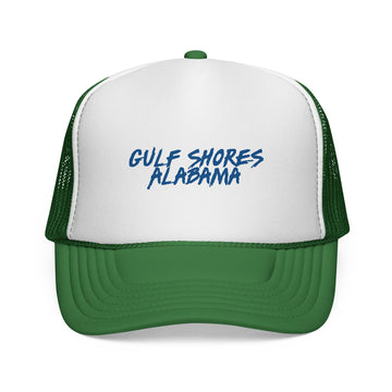 Buy green Gulf Shores Trucker Cap | Alabama Hat
