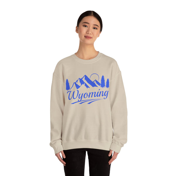 Wyoming Sweatshirt - Unisex Mountain Wyoming Sweatshirt