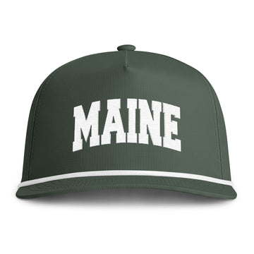 Buy moss Maine Embroidered Rope Hat - Vintage Sunwashed Rope Cap, Comfort Colors
