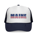 Maine Stars and Stripes Trucker Cap | American Flag State Design-3