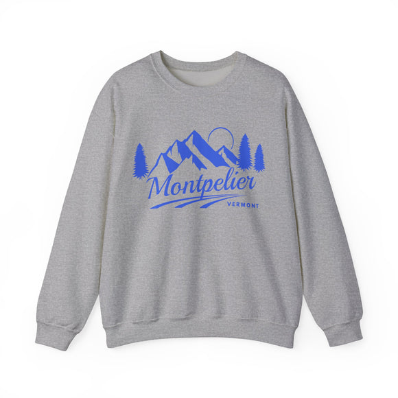 Montpelier, Vermont Sweatshirt - Unisex Mountain Montpelier Sweatshirt